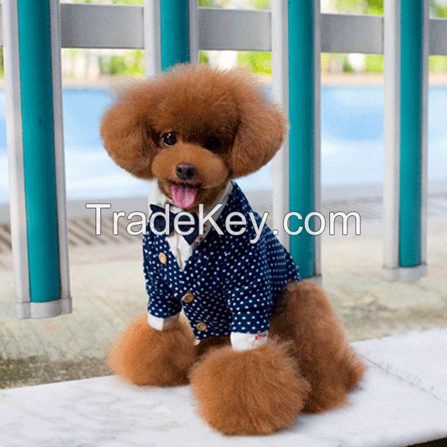  2014 pet breathable long sleeve shirt for teddy