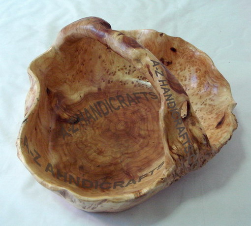 Wooden Baskets, Natural Wood Roots Baskets