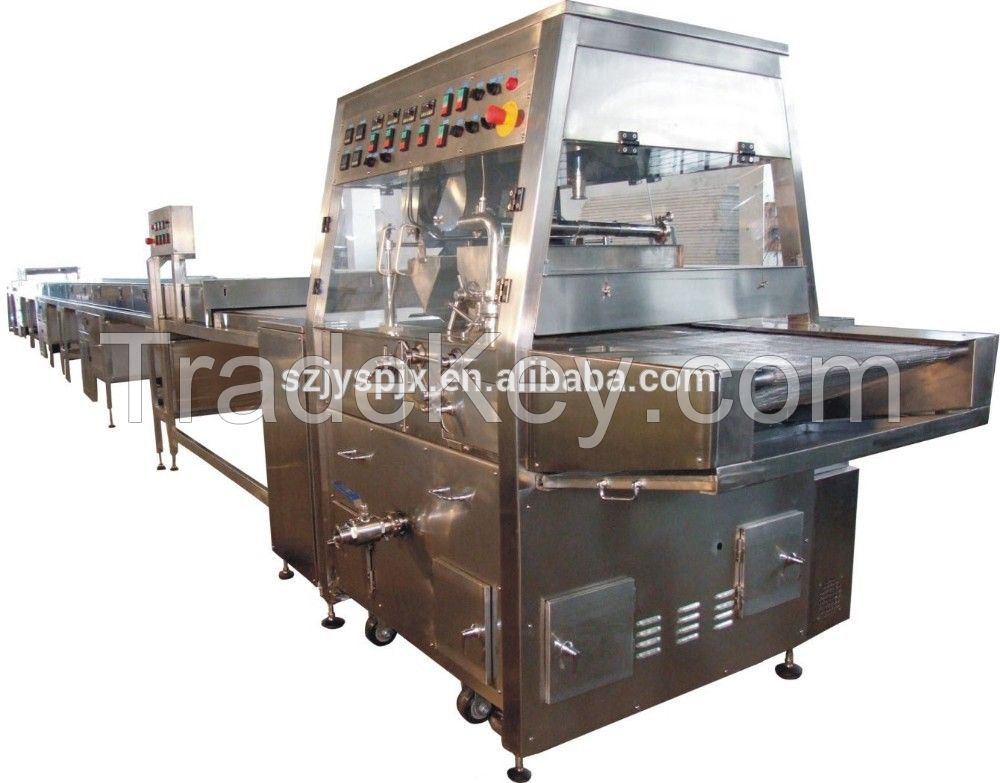 SJP chocolate enrobing machine