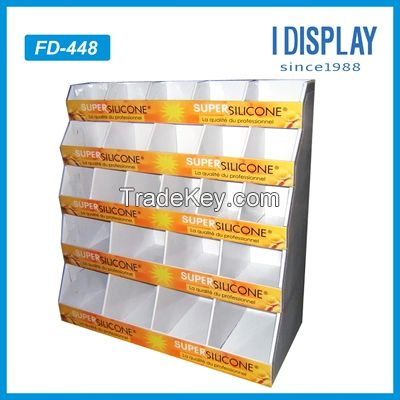 cardboard countertop display stand, cosmetics display stand