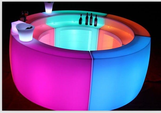 waterproof LED Bar Counter with 16 Color Changing and Remotes use in bar and club