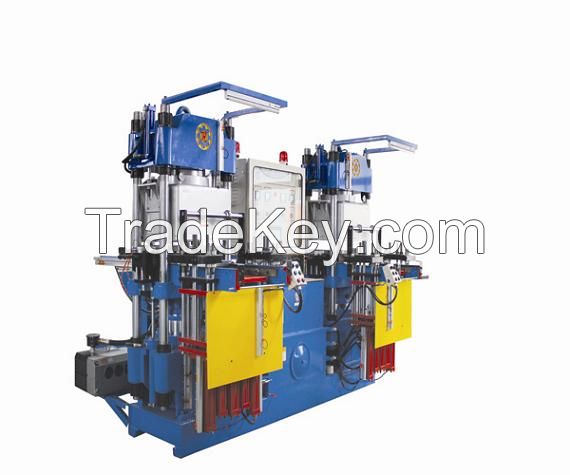 Vacuum compression molding machine 4RT