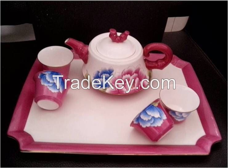 Daily Use Household Ceramic Tea Set