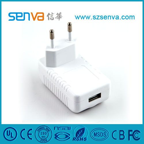 USB DC Power Adaptor for EU/Us/UK (XH-15WUSB-5V01-10)