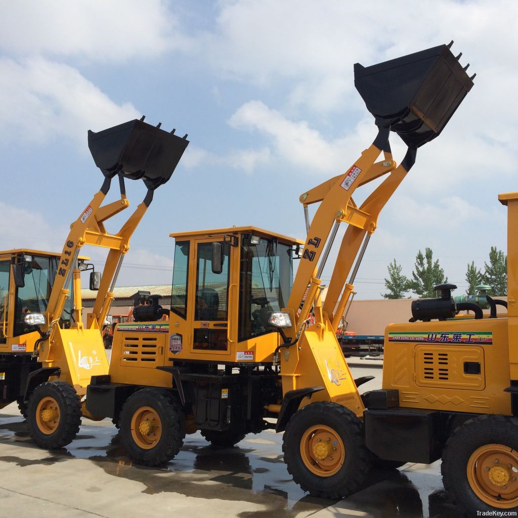 Shandong laigong 1500kg wheel loader zl 15