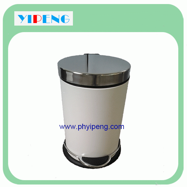 Round pedal dust bin