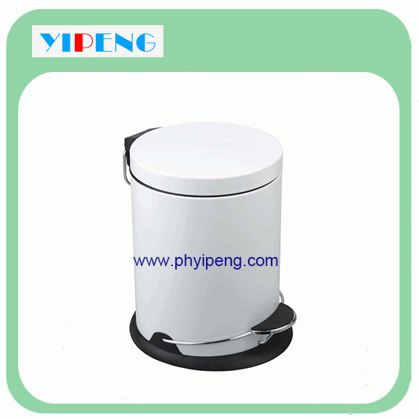 Round pedal dust bin