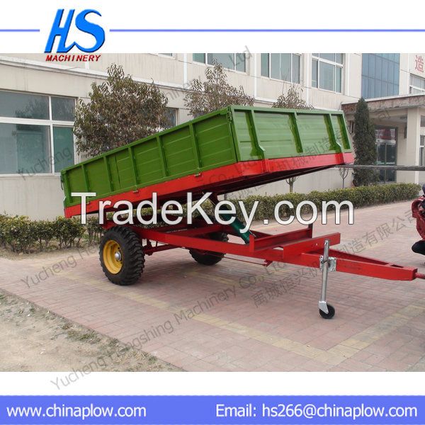 Tractor single axle farm trailer 