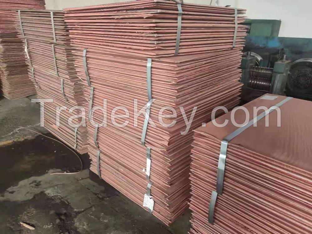 High purity Copper Cathode 99.99% pure cathode copper with low price 