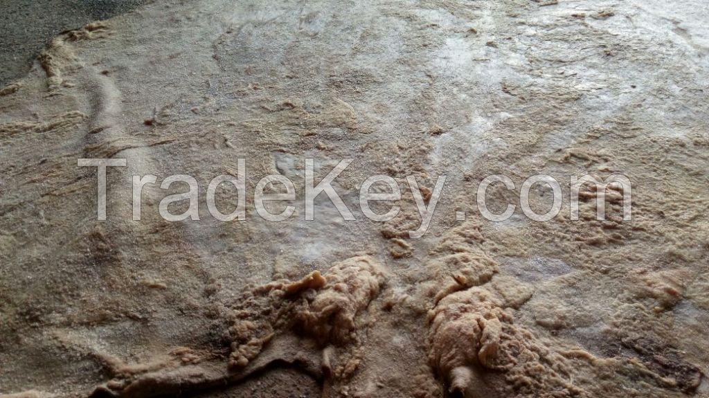 Salted cow hide