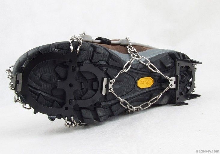 Twelve teeth enhanced walking crampons