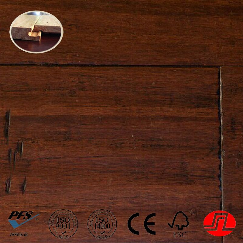 hand scraped strand woven bamboo flooring