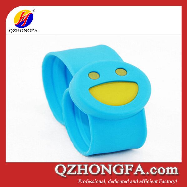 2014 Manufacture Whosale Silicone Slap Anti Mosquito Bracelets