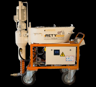 Rety plastering machine