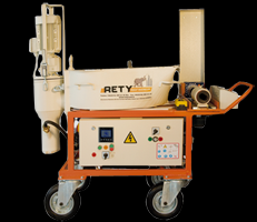 Plastering machine