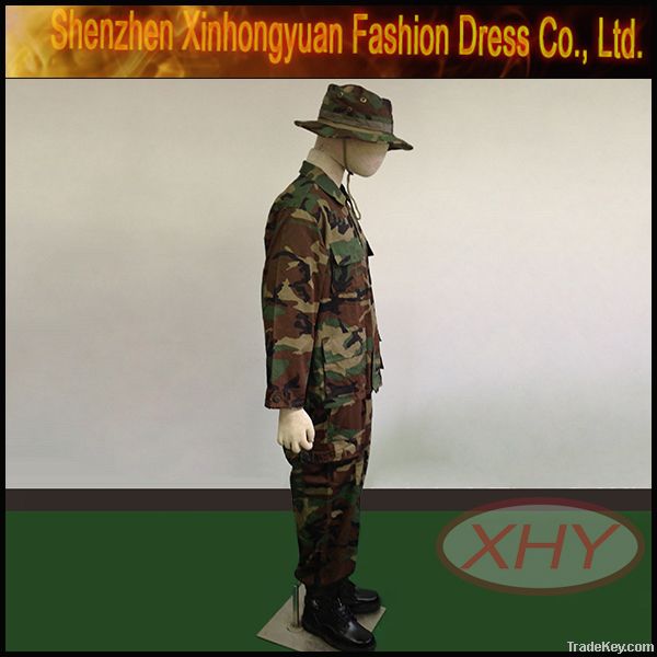 Custom camouflage military uniforms in camo uniform