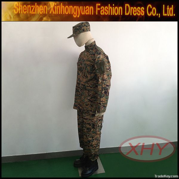 Digital camouflage military uniform