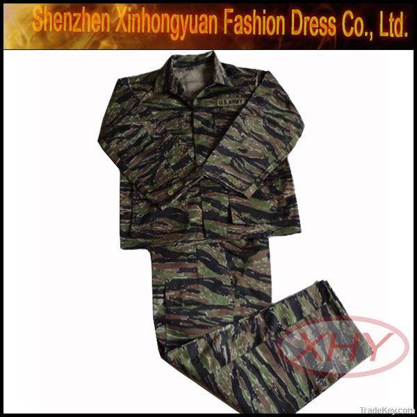 Military camouflage clothing of military uniform