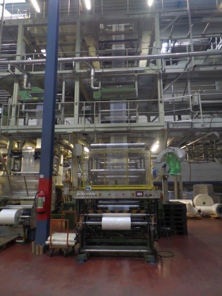 Used extrusion machines, blown film and castline