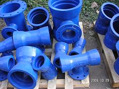 Ductile pipe fitting