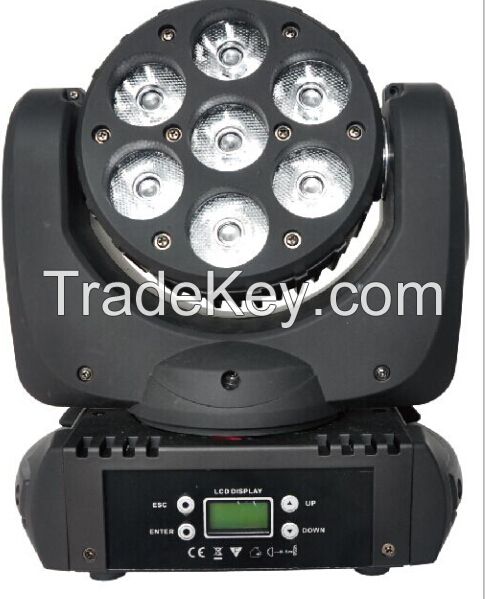 7 x 10W LED Moving Head Light