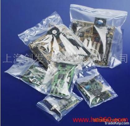 Anti-static electronics packaging vacuum seal bags