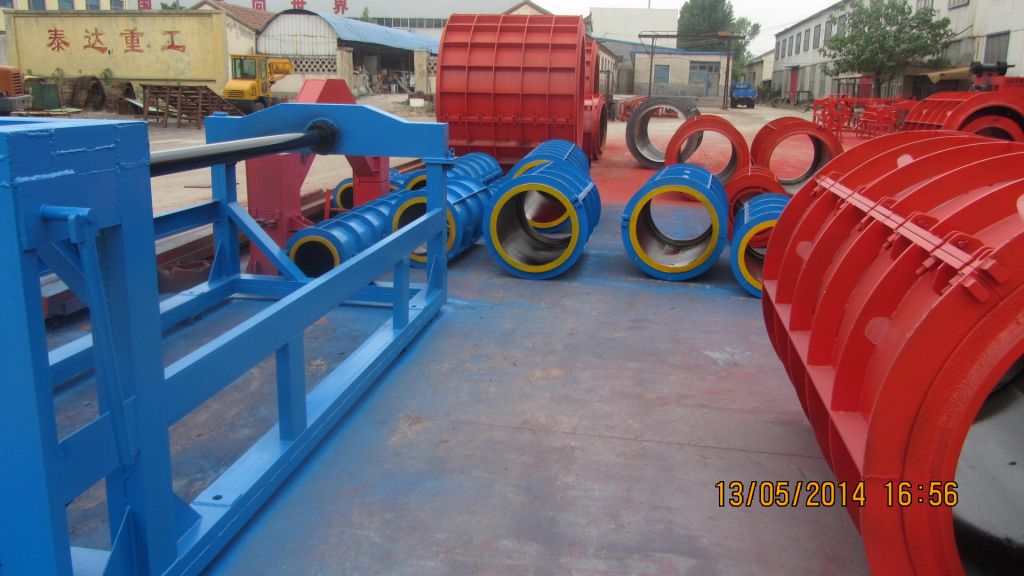 NEW XG2000 roller suspension cement pipe machine