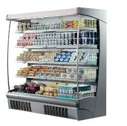 supermarket open display refrigerator