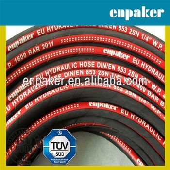 China manufacturer Zhejiang enpaker high presure rubber hydraulic hose