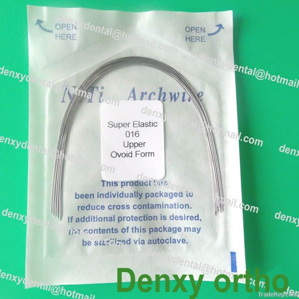 Hot Sell Dental Arch Wire Super Elastic NITI Arch Wires