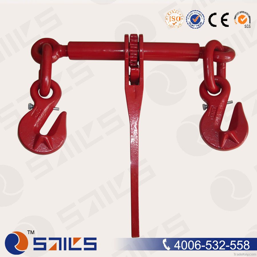 European Type Standard Ratchet Type Load Binder with Grab Hook