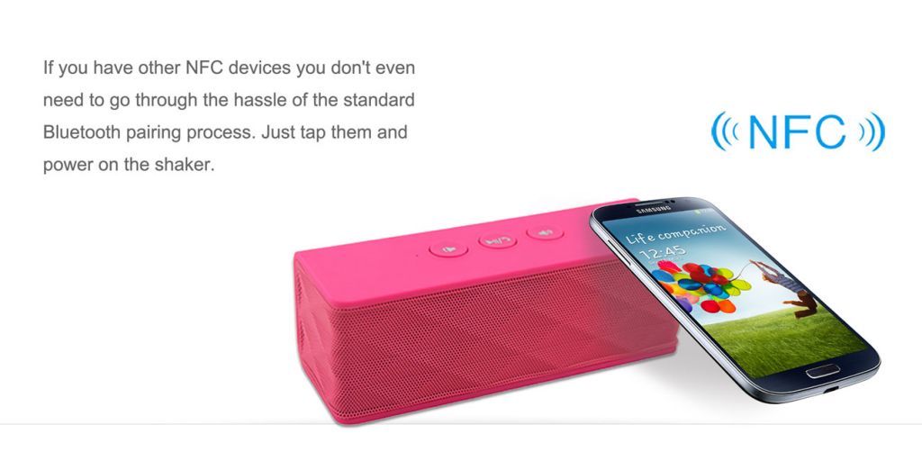 bluetooth speaker with NFC and hands free function