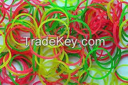 Fluorescent Pure Rubber Bands