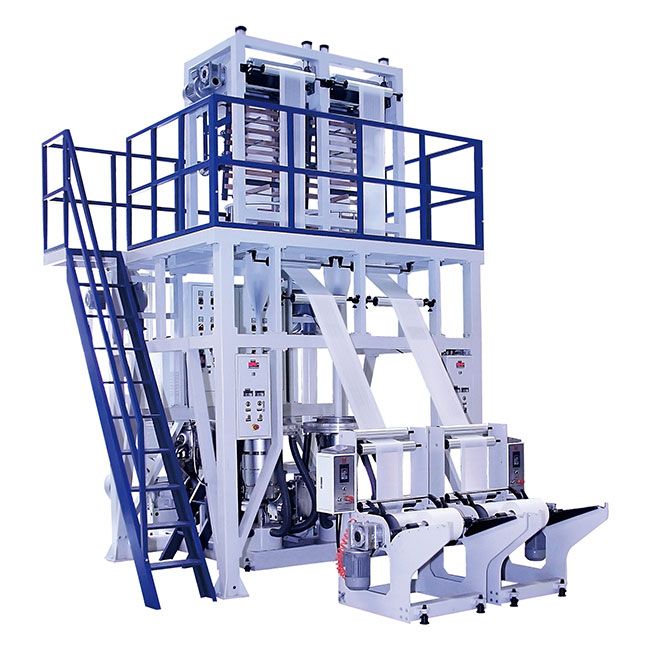 HDPE ABA Double Die Film Extrusion Machine