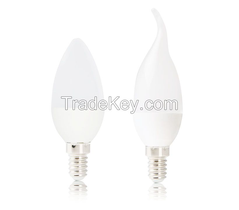 4w led candle light 2700k CE, ROHS approved 