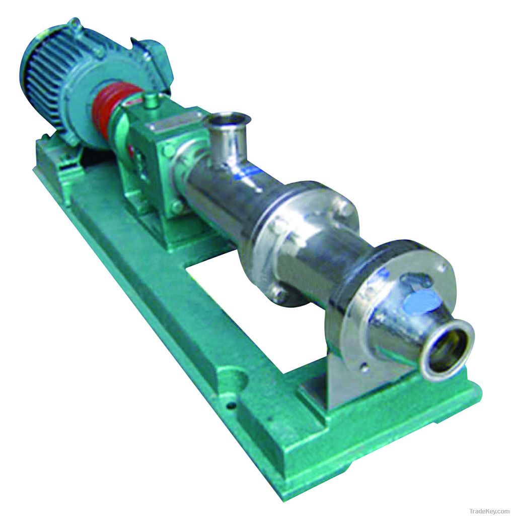 sanitary single screw pump