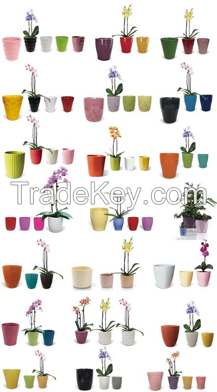 Best selling ceramics orchid flowerpots with competitive price