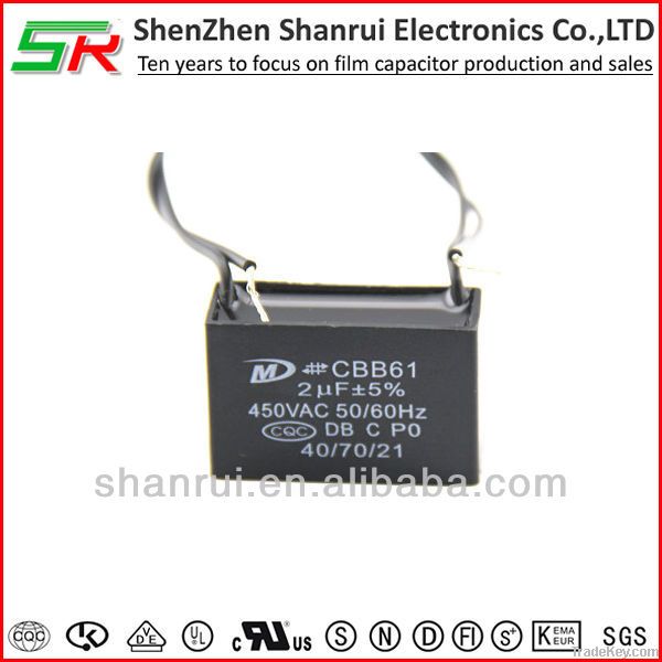 ac motor running capacitor CBB61