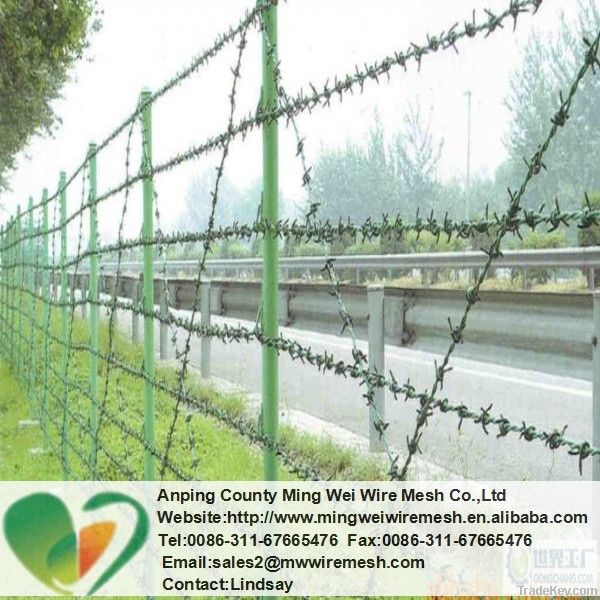 High quality barbed wire (factory)