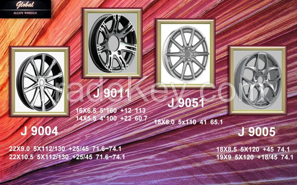  J SERIES ALLOY WHEELS