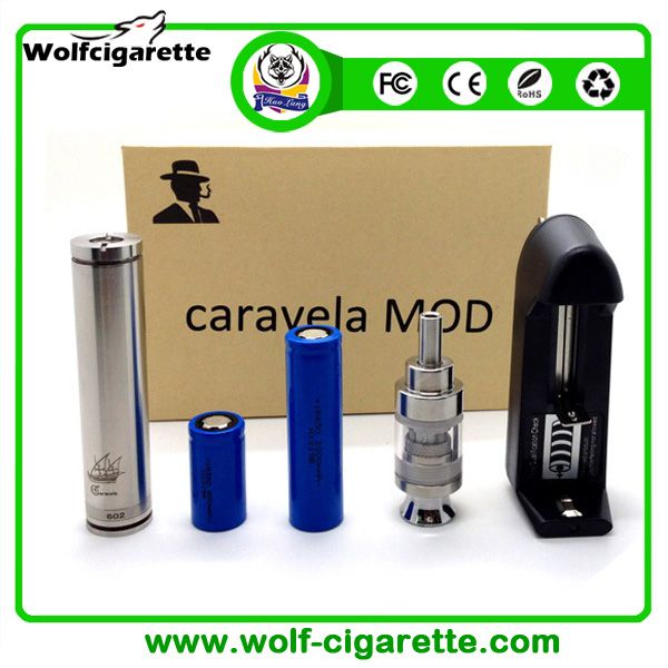 Digital E Cigarettes Hot Selling Ecig Caravela Mod Wolfcigarette Mod Wholesale