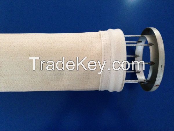 nonwoven Aramid/nomex needle felt dust filter bag