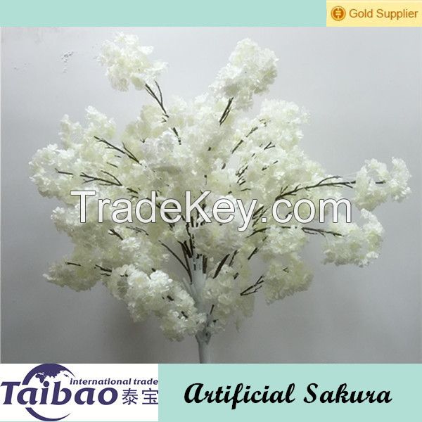 Real looking long stem artificial sakura flower