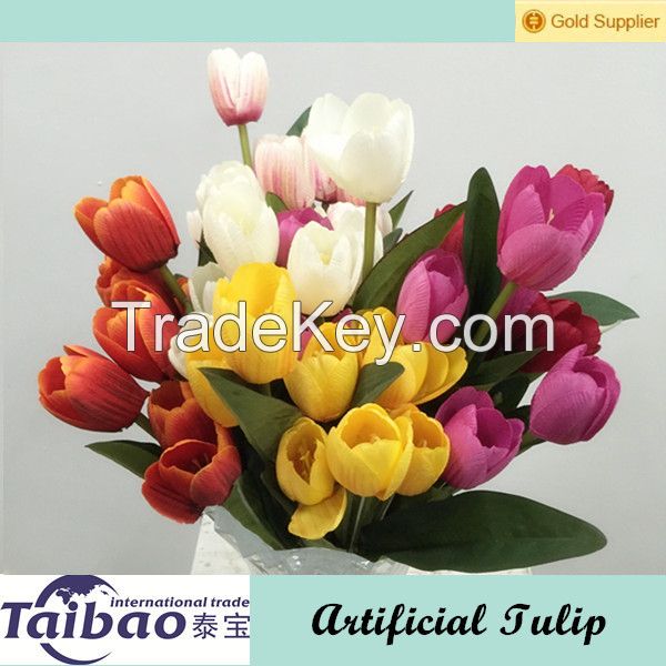 Beautiful home decor artificial tulip flowers