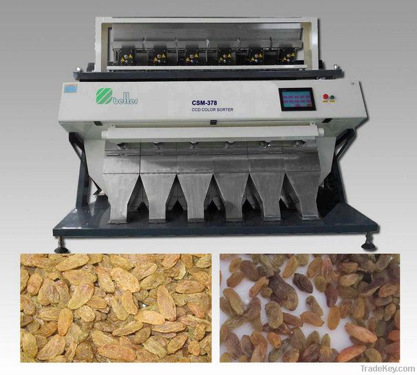 Latest 5000X3 Pixel, 3CCD, LED True Colorful Nuts Color Sorter