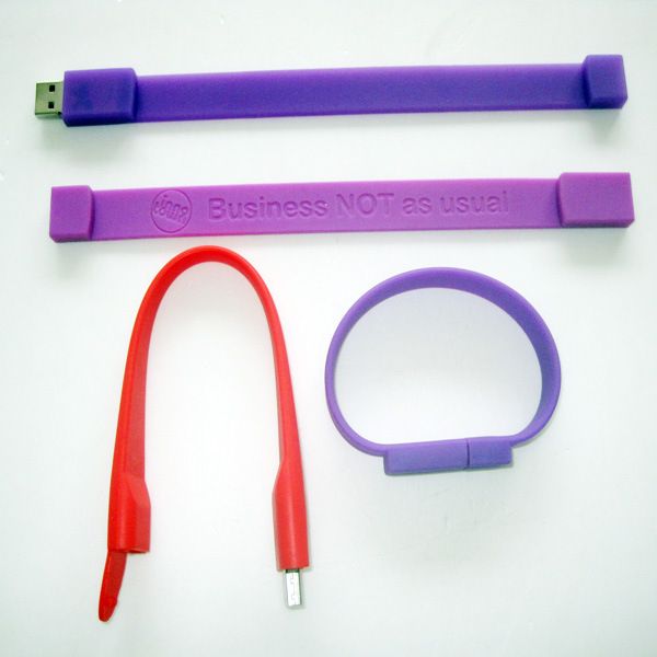 USB silicone Bracelet Eco-friendly Silicone Good Quality Competitive Price OEM/ODM Service Samples Available