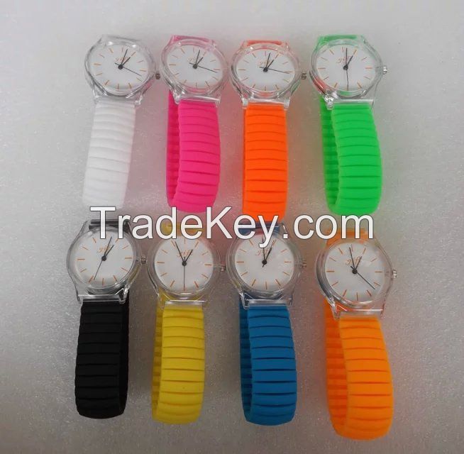 Silicone watch Japanese Movement OEM/ODM Service Good Quality Sample Available