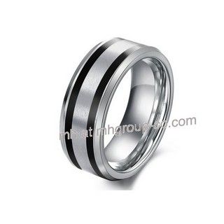 Fashion New Design Tungsten Steel Men's ring jewellery