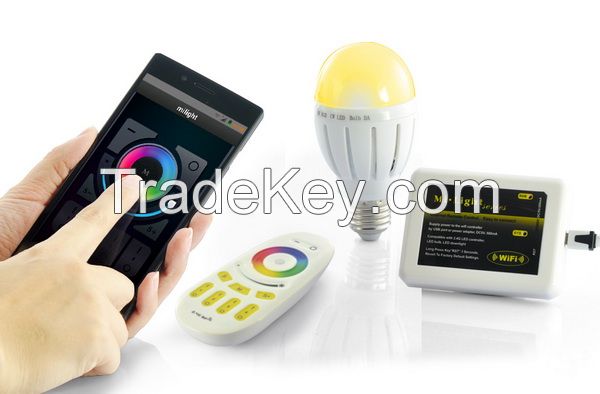 WIFI smart wireless RGB color changing light bulb