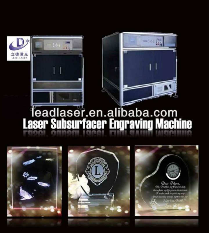 Larger Size Green Beam 3D Photo Inside Crystal Laser Engraving Machine